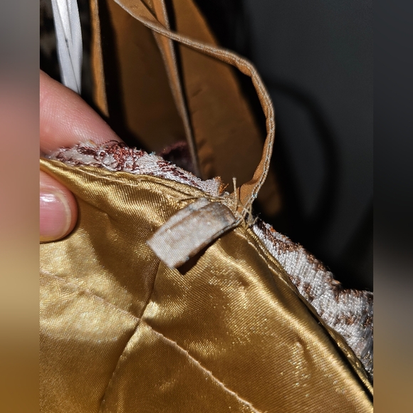 FIESTA 3pc Top Skirt Shawl Sari Style Formal Wedding Evening Set. Brown. Size:2X - Picture 16 of 16